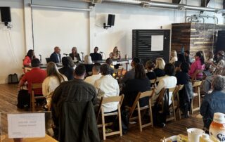 Brokers at Metropolist taking part in the Pit: a Professional Peer Panel - an industry related clock hours class